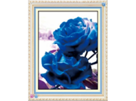Hoa hồng xanh 3D DLH-YA278